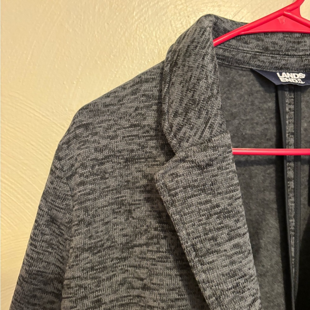 Lands' End Heather Gray Blazer - Picture 6 of 8